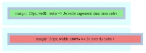 Figure 6 : illustration de la différence entre 100% et auto