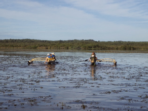 C'est plus stable en pirogue